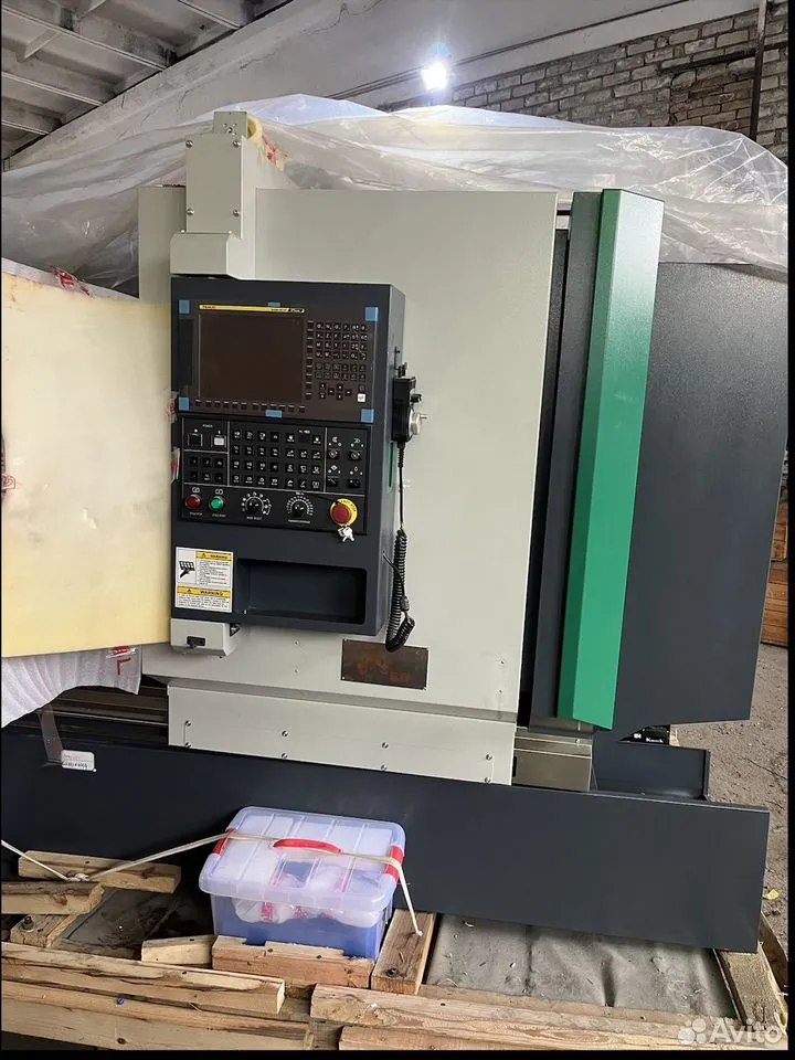 Токарный станок CY-K55x1550 с наклонной станиной с ЧПУ Fanuc